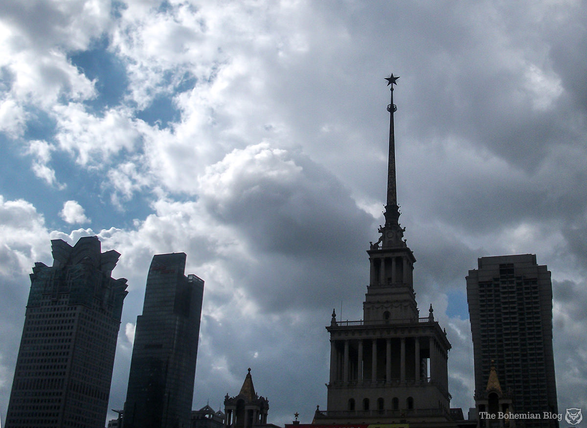 Communist architecture in Shanghai, China.