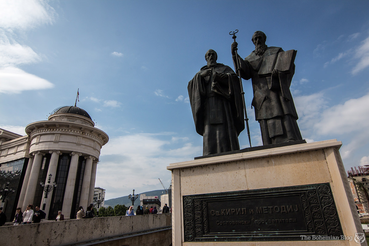 Monument to Saints Cyril and Methodius – Bulgarians, Greeks or Macedonians, depending on who you ask (Price: €664,400).