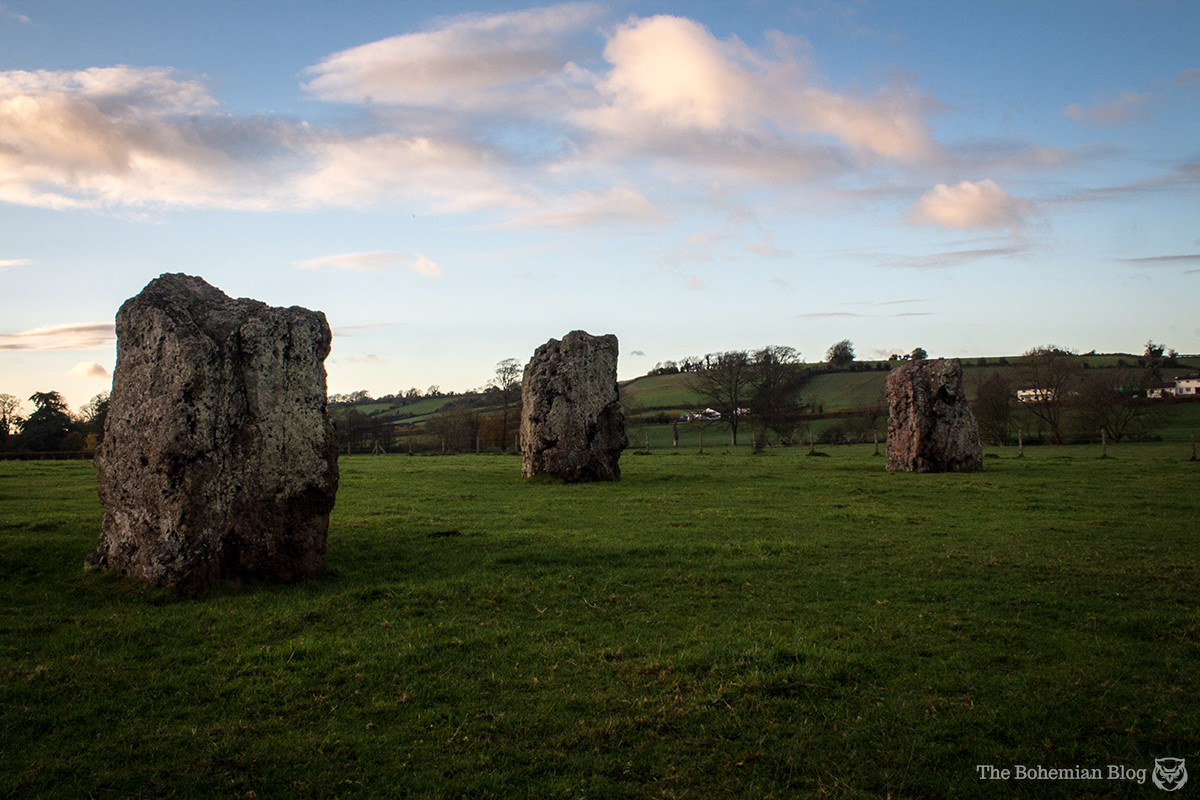 The stone circles at Stanton Drew.