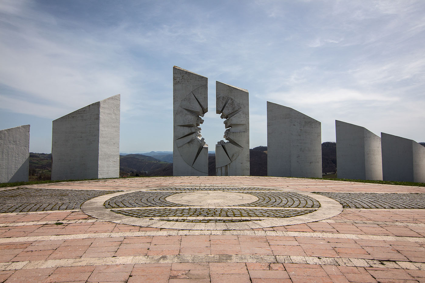 Kadinjača Memorial Park at Užice, Serbia (Miodrag Živković and Aleksandar Đokić, 1979).