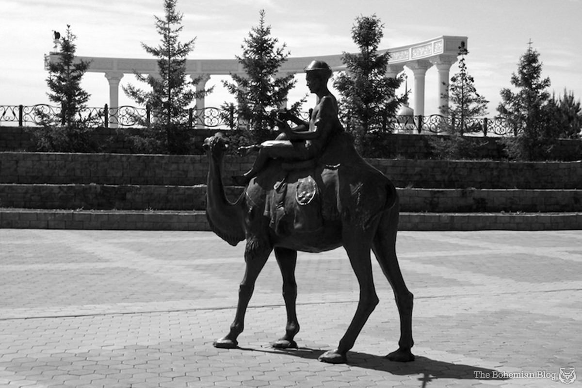A monument in Astana, Kazakhstan.