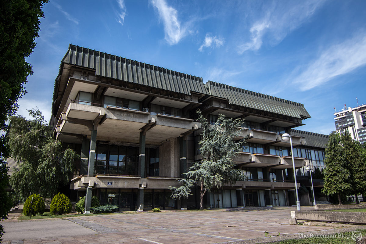 Brutalist Architecture-Skopje Macedonia-Academy of Arts-1