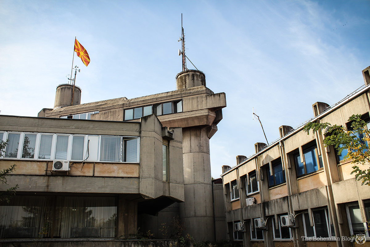 Brutalist Architecture-Skopje Macedonia-Hydrometeorological Service Building-2