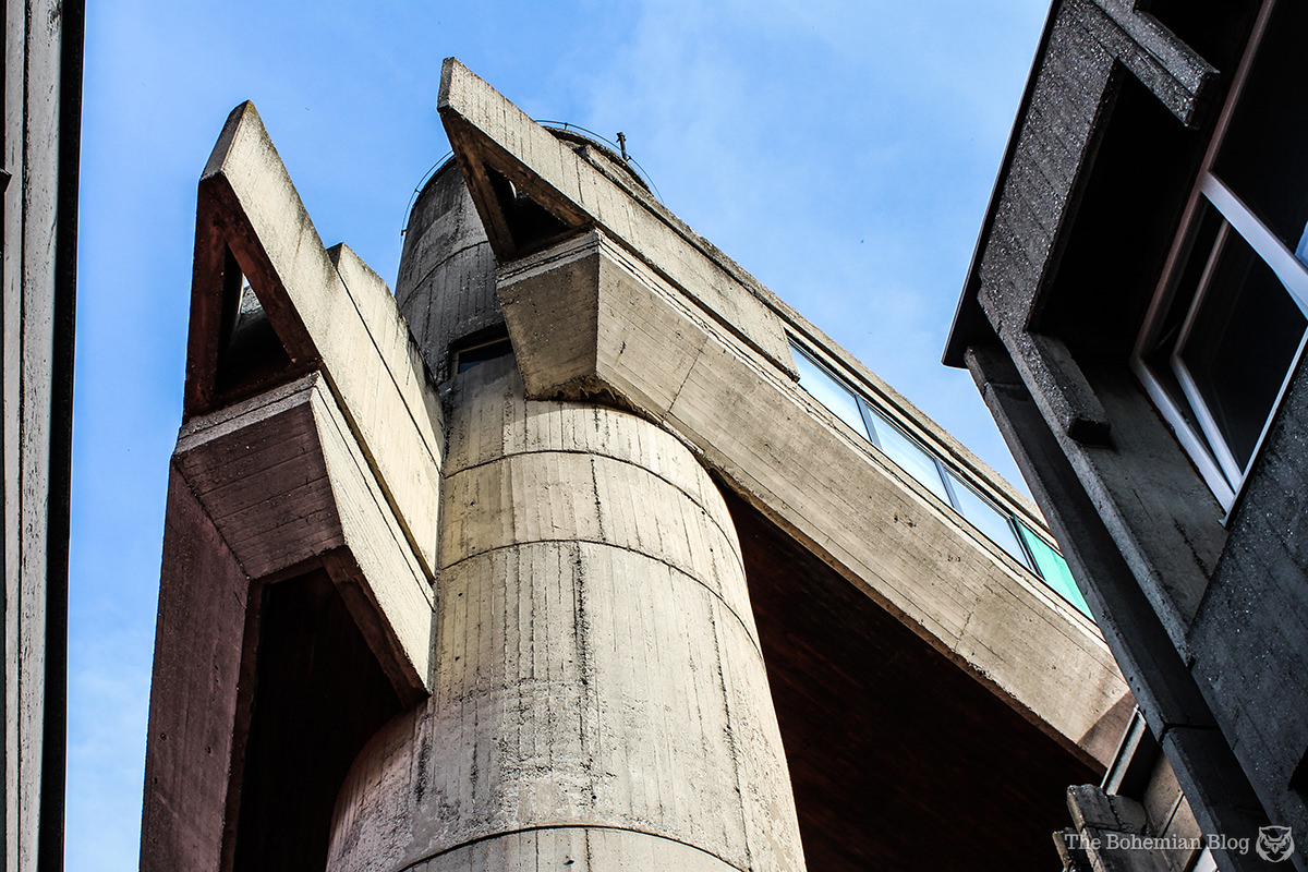 Brutalist Architecture-Skopje Macedonia-Hydrometeorological Service Building-3