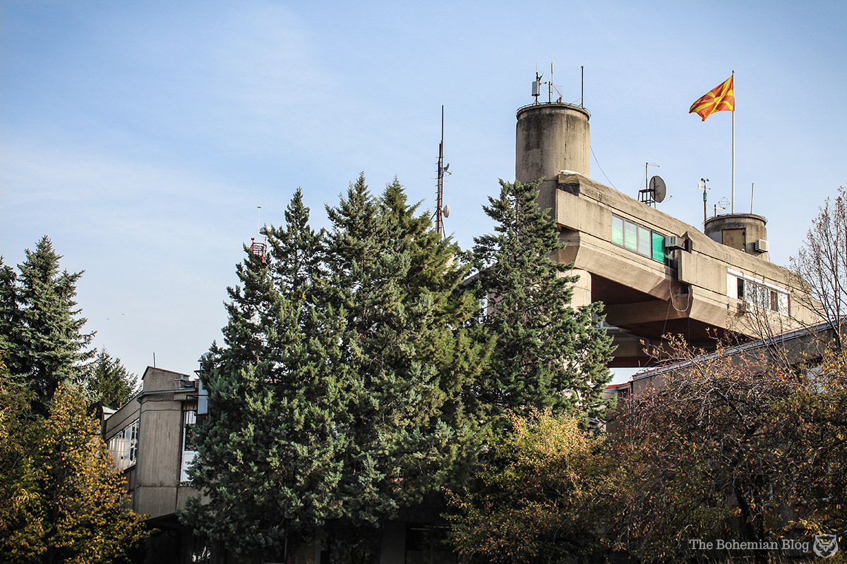 Brutalist Architecture-Skopje Macedonia-Hydrometeorological Service Building-4