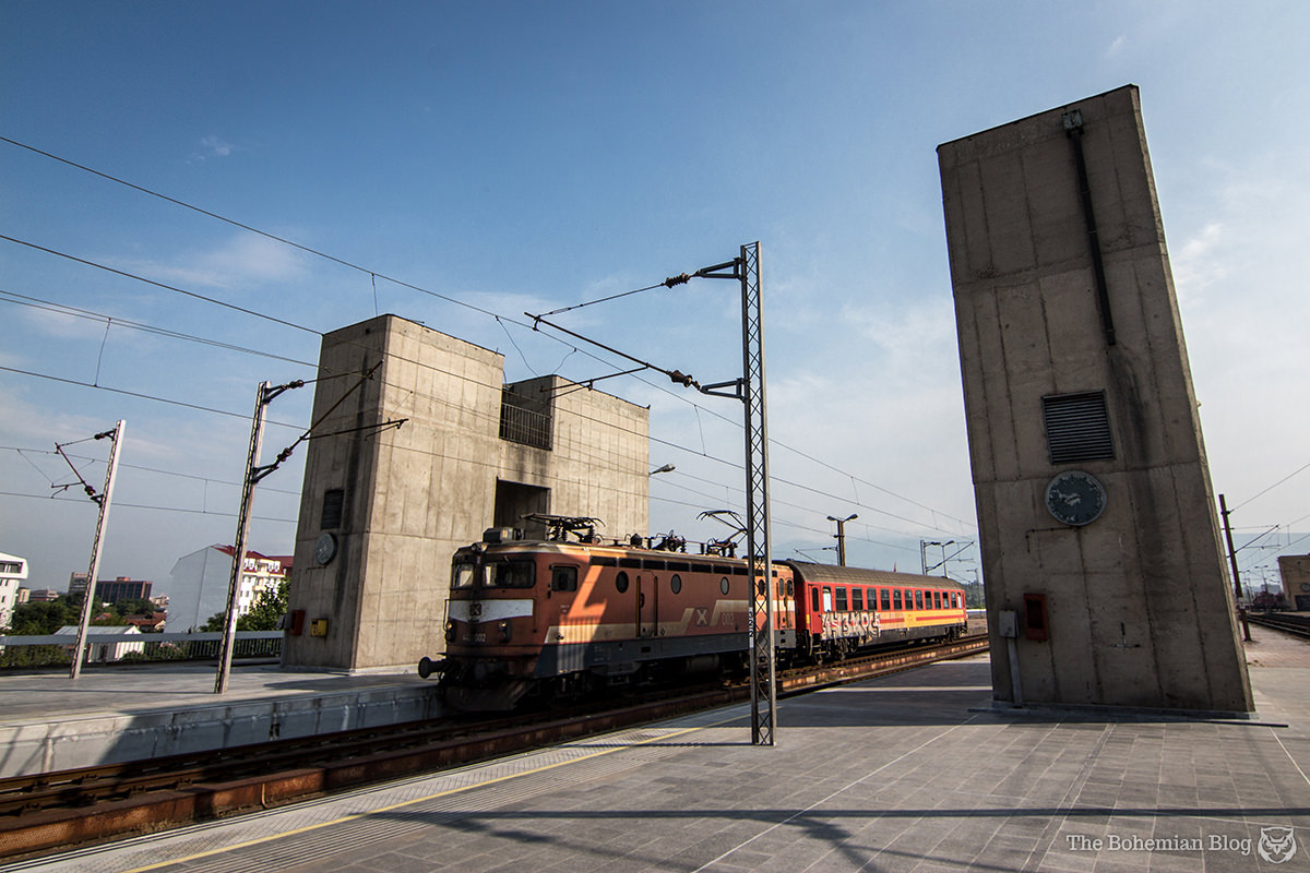 Brutalist Architecture-Skopje Macedonia-Train Station-2
