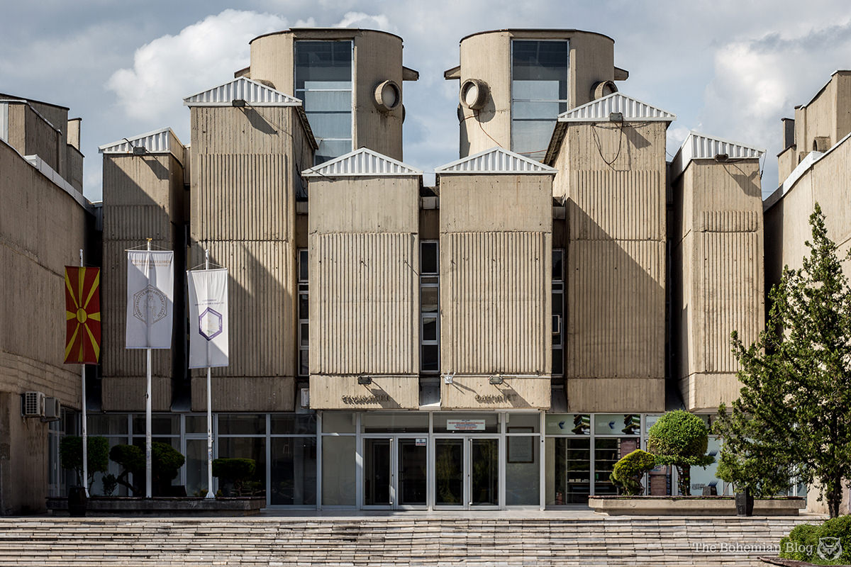 Brutalist Architecture-Skopje Macedonia-University-2