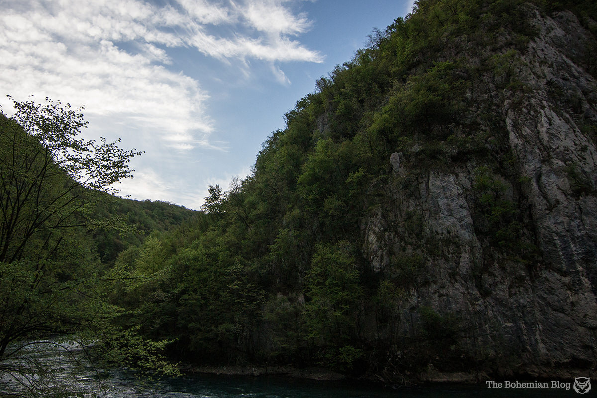 This image and the next two: snapshots from the road to Grmeč Mountain.