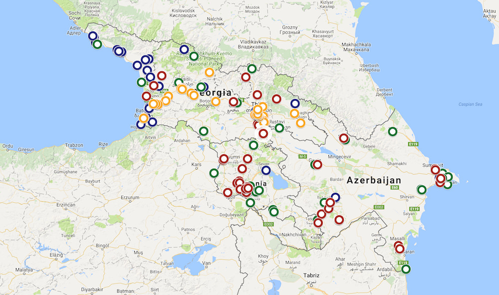 My "to-do list" for the Caucasus.