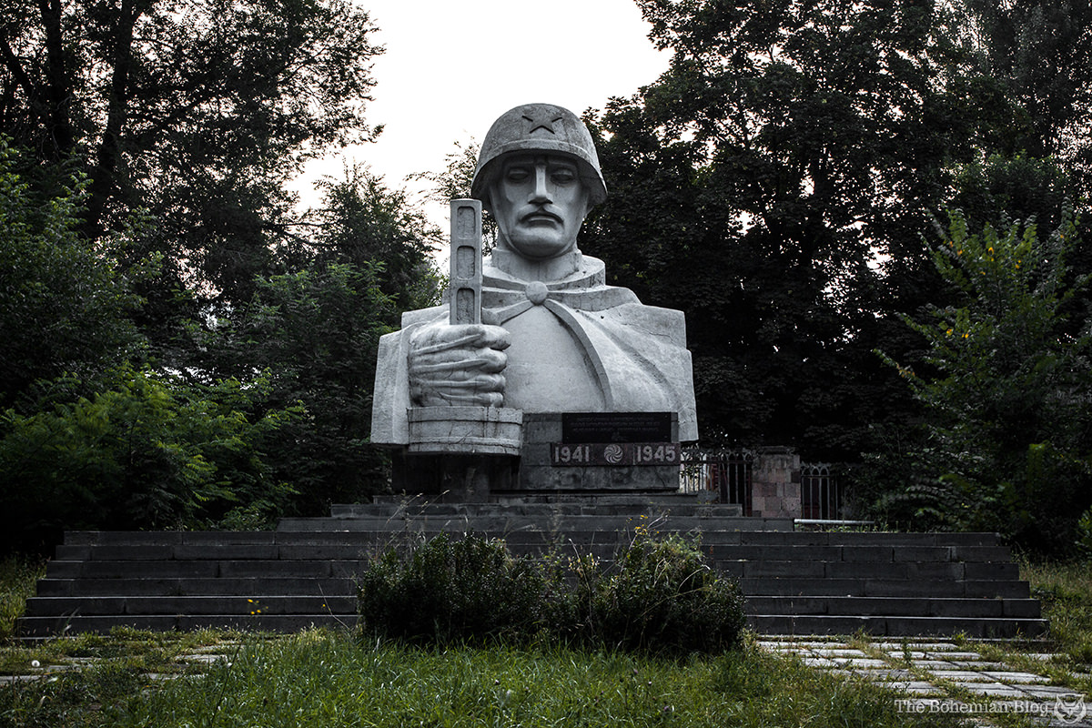 Monument to World War II Victims (Zhirayr Ketikyan, 1969). Vanadzor, Armenia.