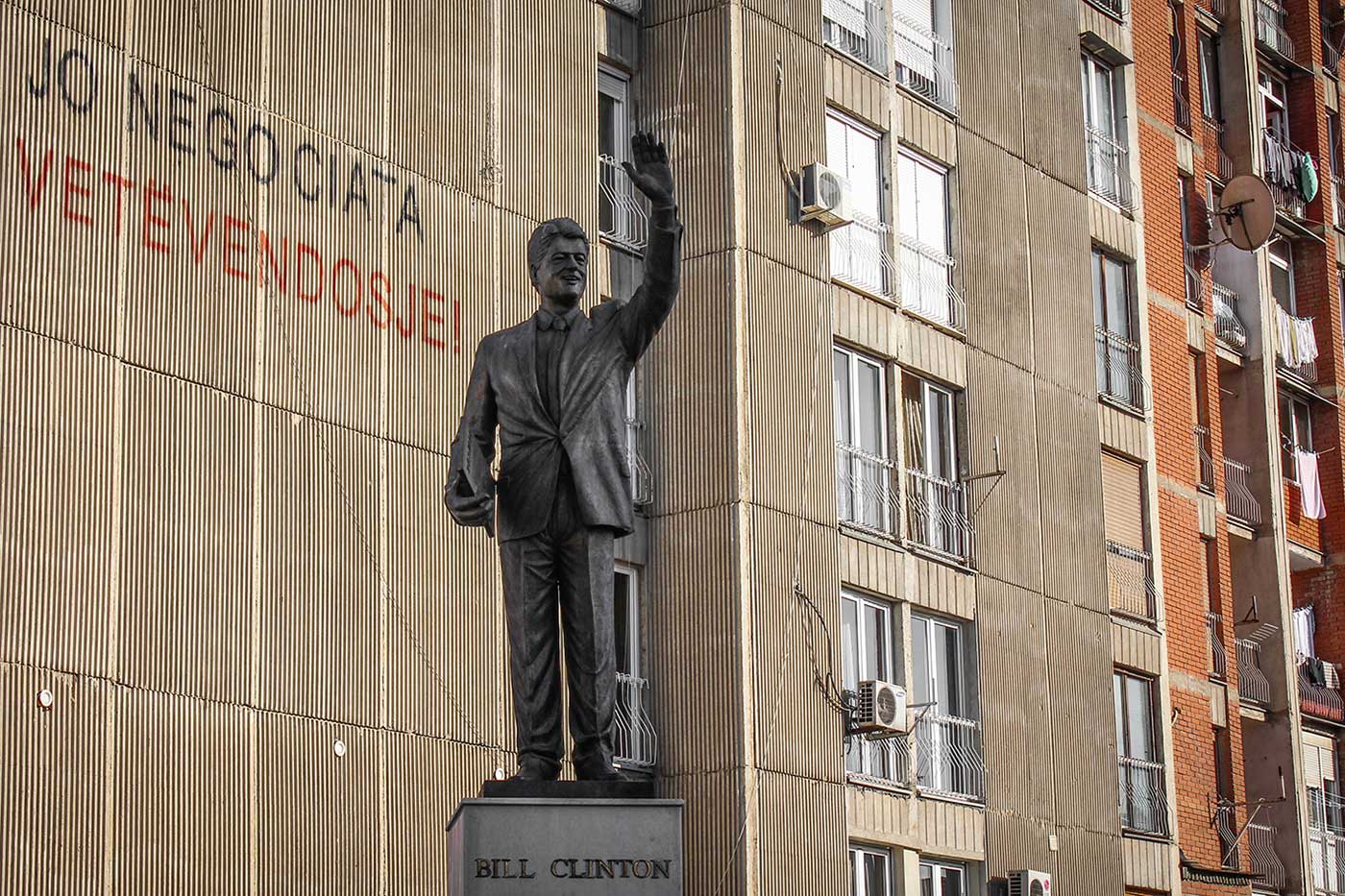 Bill Clinton Statue in Pristina, Kosovo