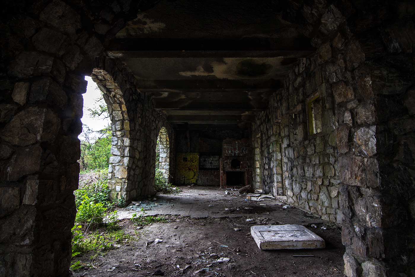 Abandoned Villa Rebar, Croatia