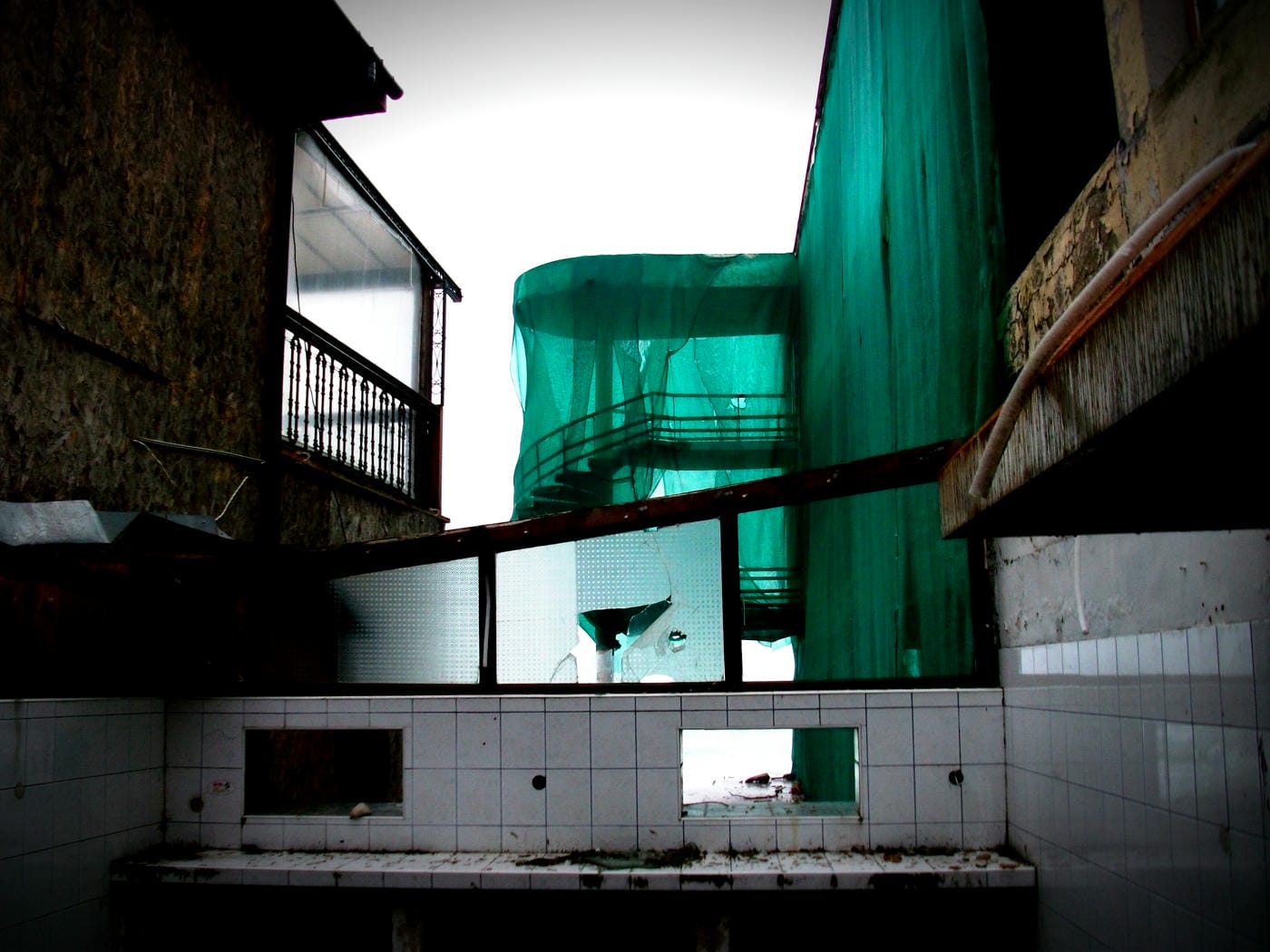 Bulgarian Black Sea beach resort in the winter